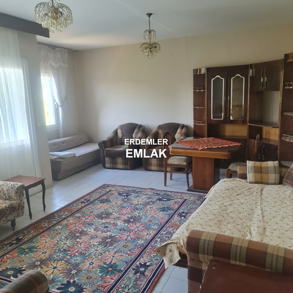 ERDEMLERDEN EVKA 3 DE FULL EŞYALI ARA KAT BAKIMLI MANZARALI 3+1DAİRE